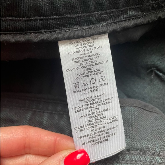 CURRENT/ELLIOTT Truby Frayed Hem Cropped Straight Jeans - Picture 10 of 10